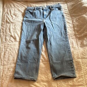 Women’s Abercrombie & Fitch the 90s straight ultra high rise jeans 31/12 S